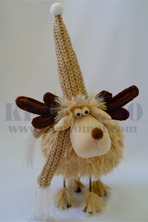 CozyStrider™ Deer Figurine (Plush with Metal Frame)