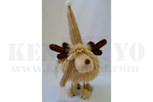 CozyStrider™ Deer Figurine (Plush with Metal Frame)