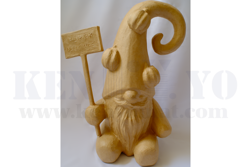 EcoGrove™ Paper Mâché Sitting Gnome