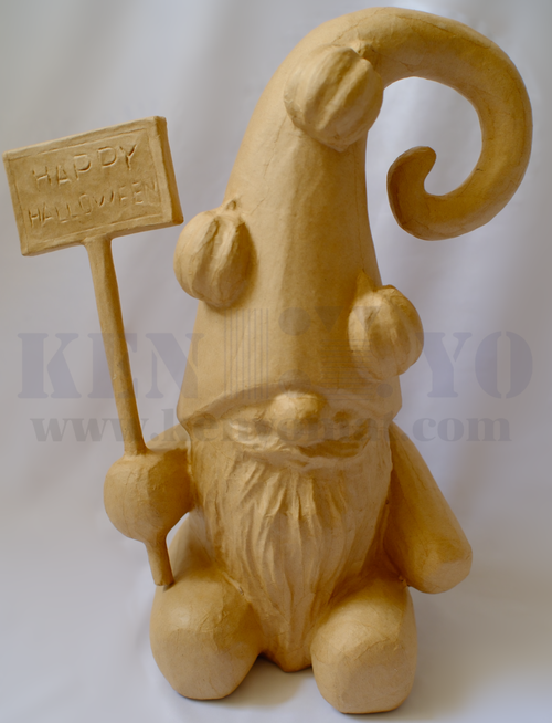 EcoGrove™ Paper Mâché Sitting Gnome